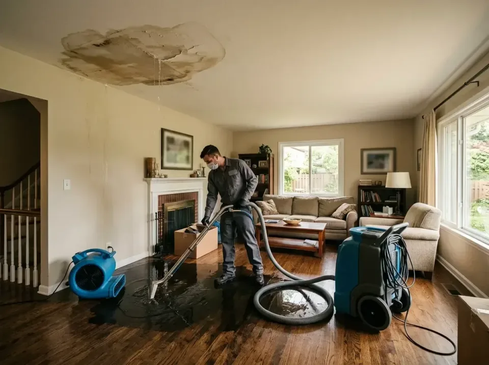 attic-pipe-burst-ceiling-drip-008 — frequently asked questions, Water Damage Restoration & Carpet Care in Evansburg, PA